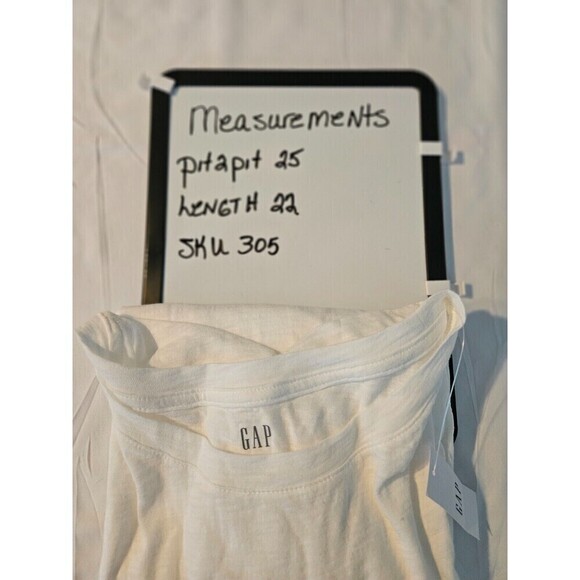 GAP Women's Size XXL ForeverSoft Crewneck T-Shirt- White NWT - Picture 6 of 6